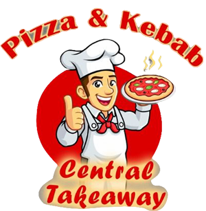 Central Takeaway Pizza And King Logo